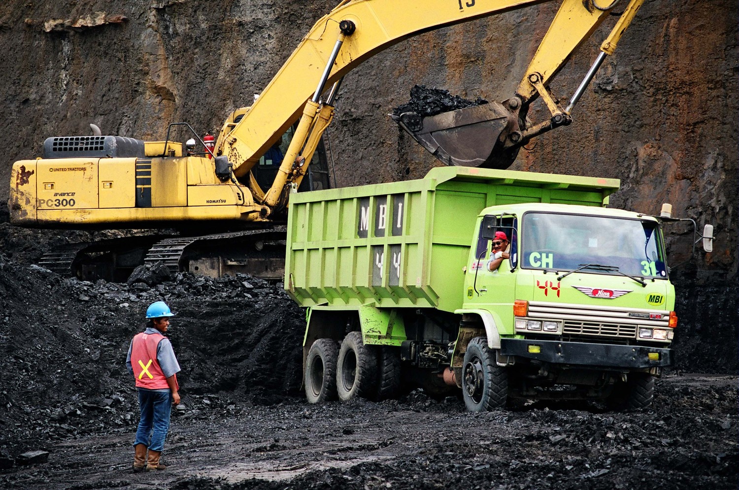 Utama coal mine in East Kalimantan, Indonesia.