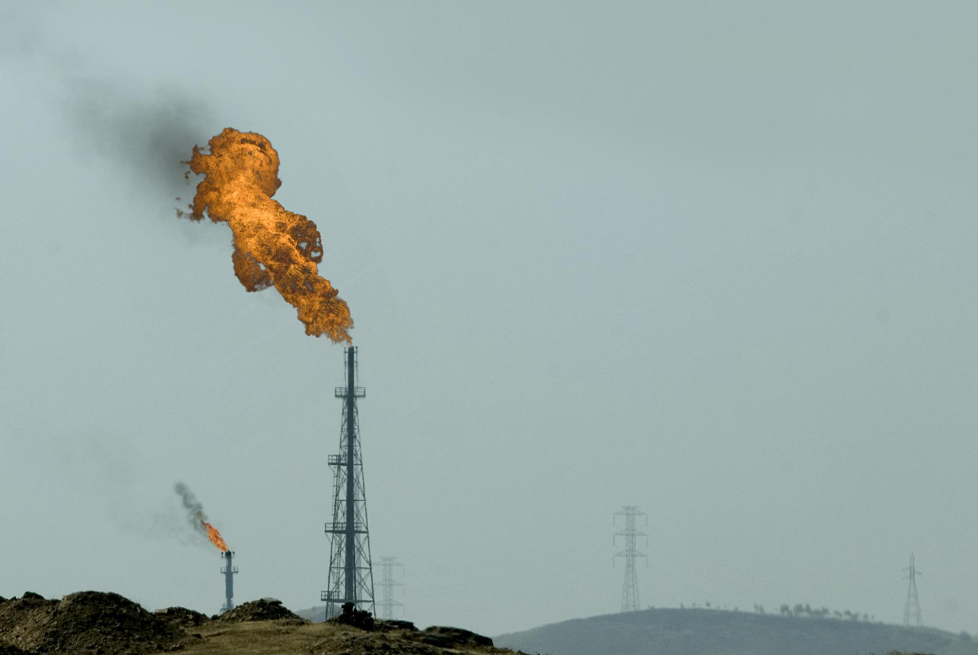 Gas flaring, Iran