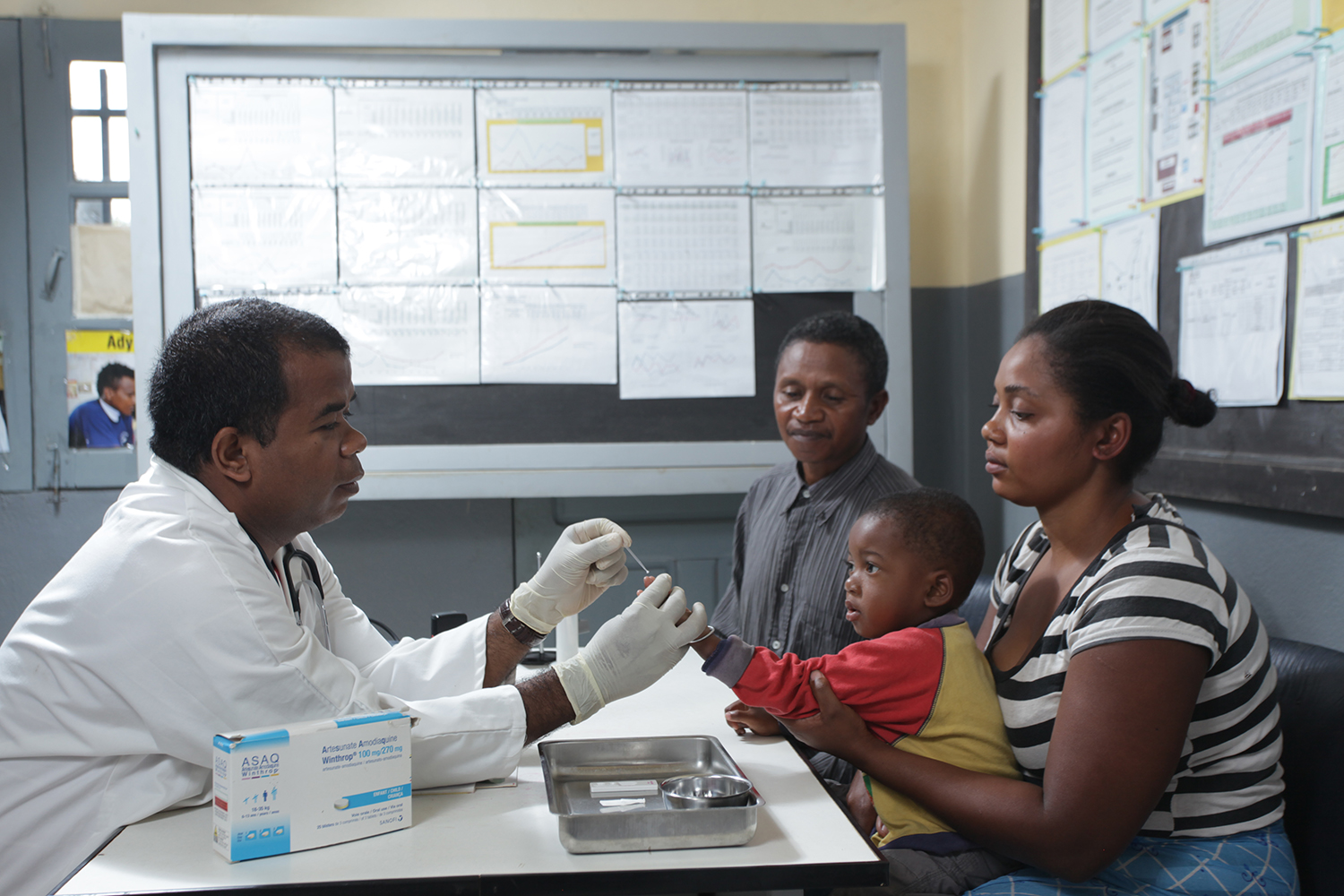 Malaluia testing site in Madagascar