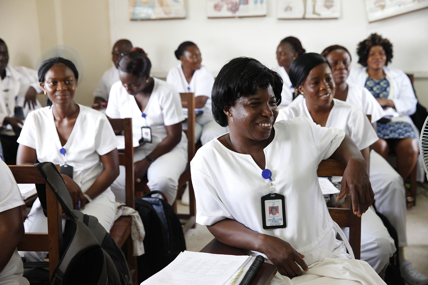 Nurse training in Liberia