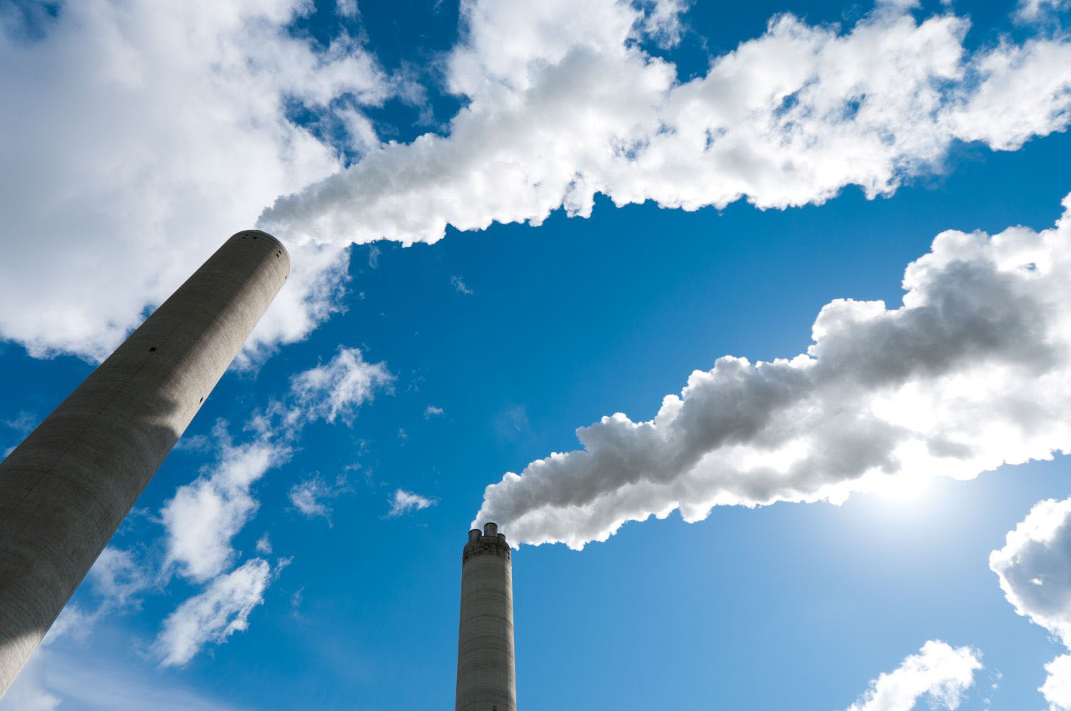 Image of smoking chimneys