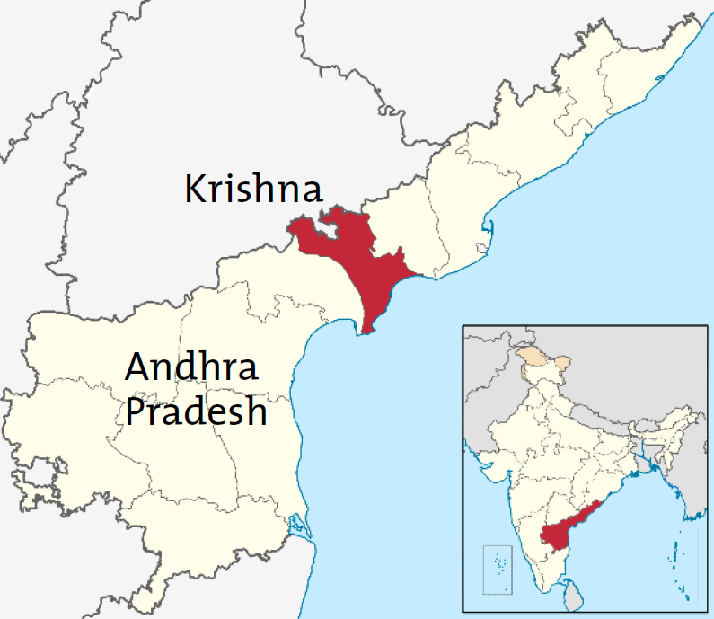 Andhra Pradesh Krishna District Map Digital Governance: Is Krishna A Glimpse Of The Future? | Center For Global  Development | Ideas To Action