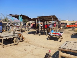 open air market in Tanzania