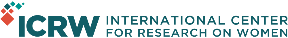 International Center for Research on Women (ICRW) Logo