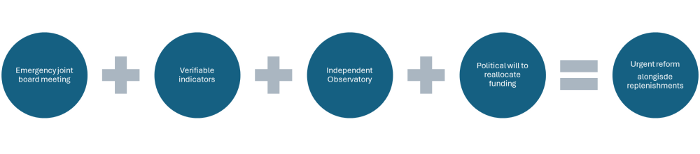 Four steps to successful reform alongside the Gavi and Global Fund replenishments