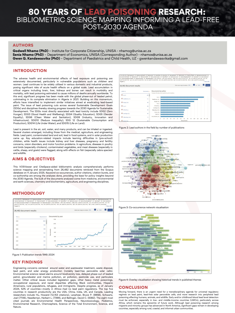 80 Years of Lead Poisining Research: Bibliometric Science Mapping Informing a Lead-Free Post 2030 Agenda