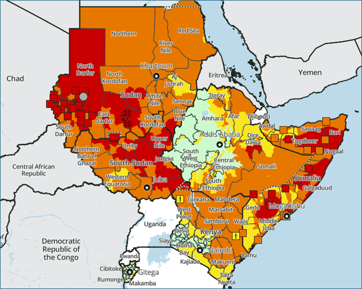 Congress, Fig1 FEWSNET February 2026 IPC Map for East Africa 
