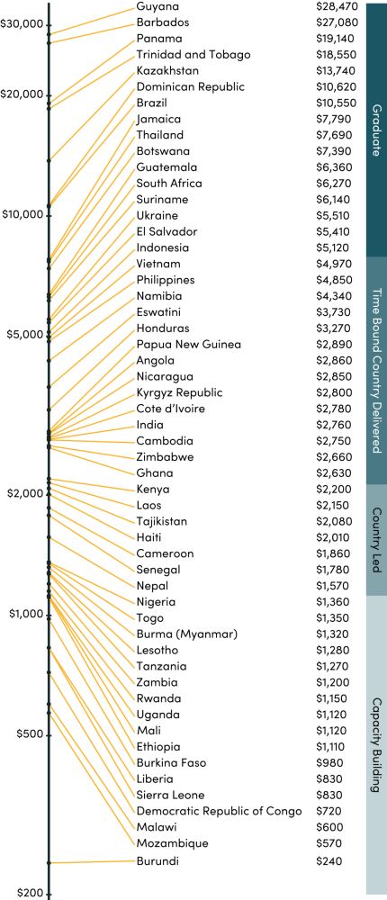 Figure 3. Country strategy