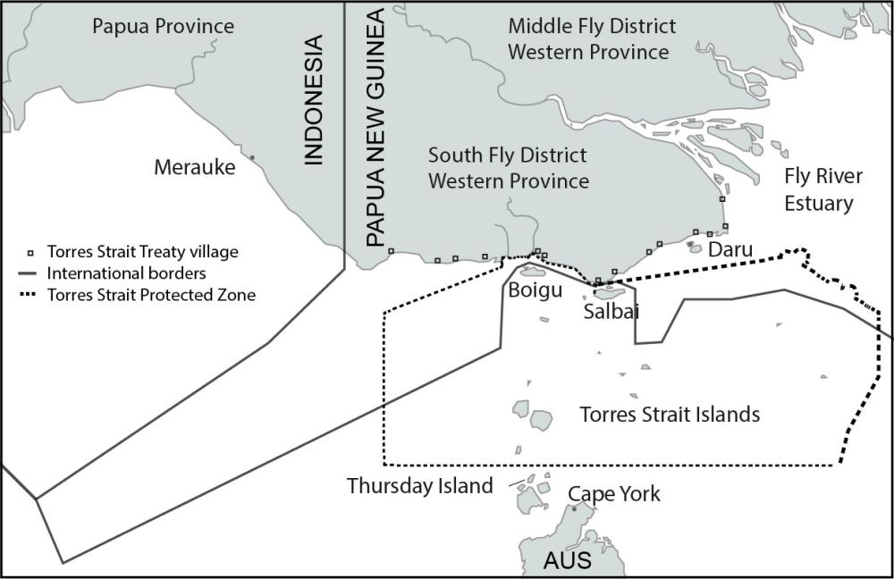 map of rural PNG