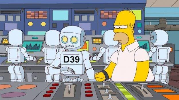 robots in the Simpsons