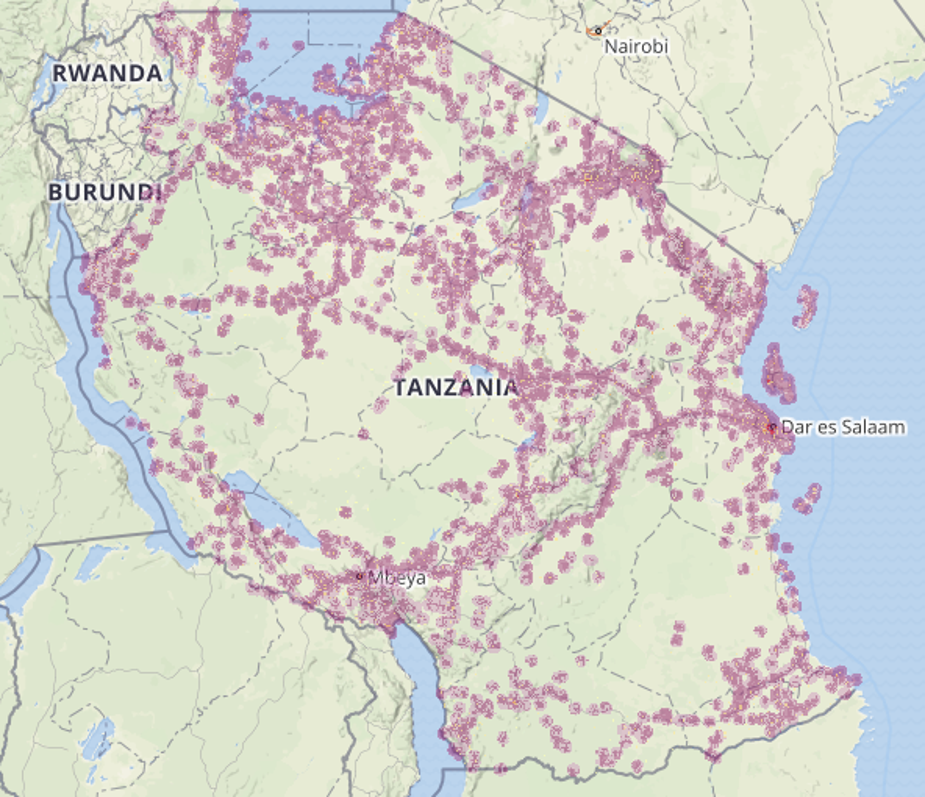 Mobile Phone Reception Map How Much Would It Cost To Extend Mobile Coverage To Everyone In Tanzania? |  Center For Global Development | Ideas To Action