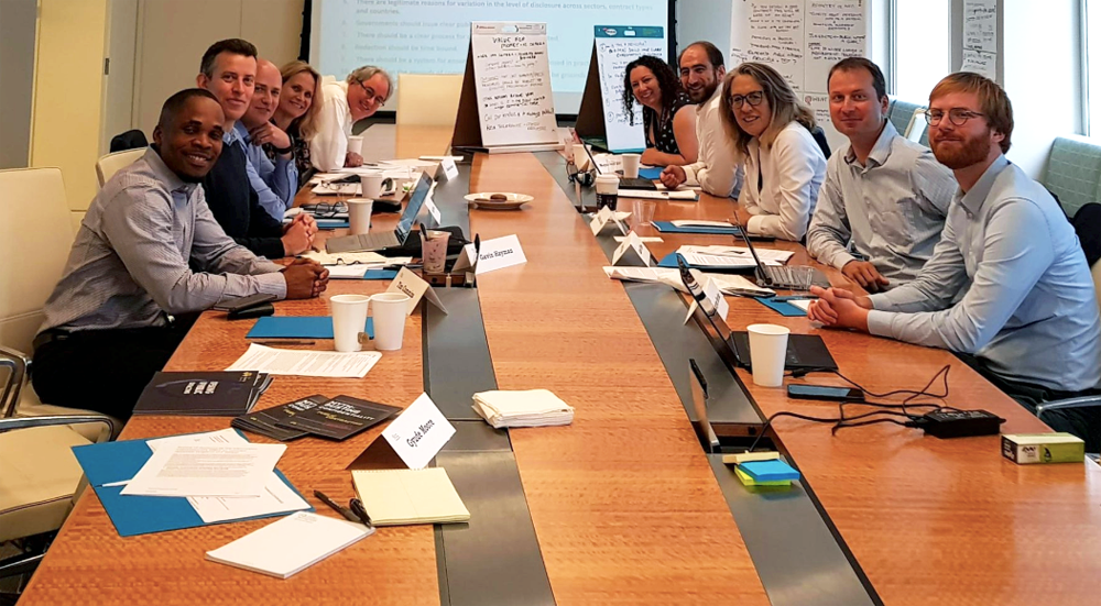 Members of the CGD's Working Group on Commercial Confidentiality