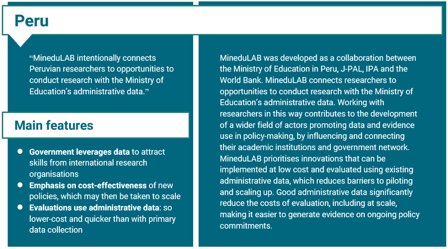Leveraging government data to attract analysts to Peru