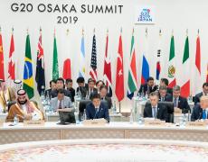 Some G20 leaders at the Osaka summit in 2019. Photo by Shealah Craighead / White House Photo
